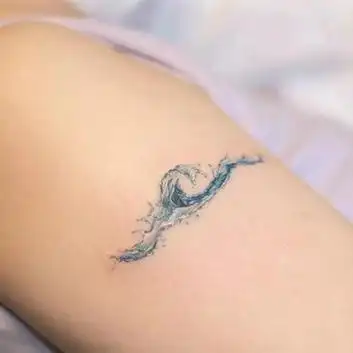 98海浪纹身/水花纹身