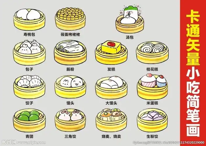 东北小吃 烤冷面简笔画中国美食小吃简笔画广东煲仔饭简笔画福建名菜