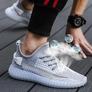 怡安踏雪夏天网面鞋男单网鞋男鞋子夏天潮鞋透气网状夏日透明底休