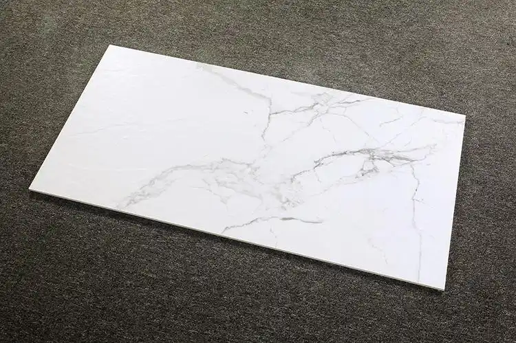 爵士白天脉岩板岩通体地砖600x1200背景墙客厅卫生间餐饮店瓷砖