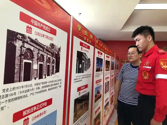 蜀山区举办中国共产党党史图片展