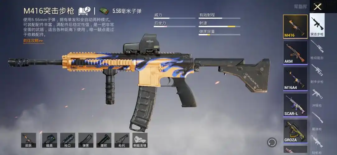 个人分析的m416突击步枪