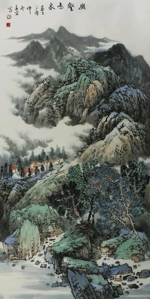 博宝·资讯 | 梁春宏国画山水作品赏析:淡雅温馨,至静至美