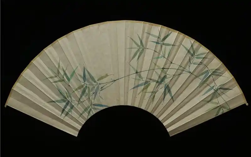 【国画】工笔折扇·竹