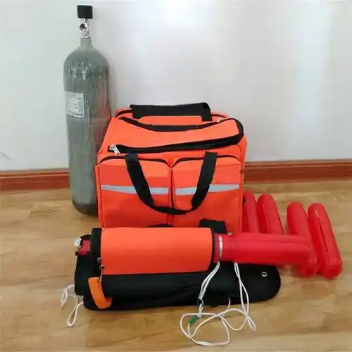 高压水域救援气动抛投器船用救生抛绳器水上船用两用射绳器气动抛缆枪