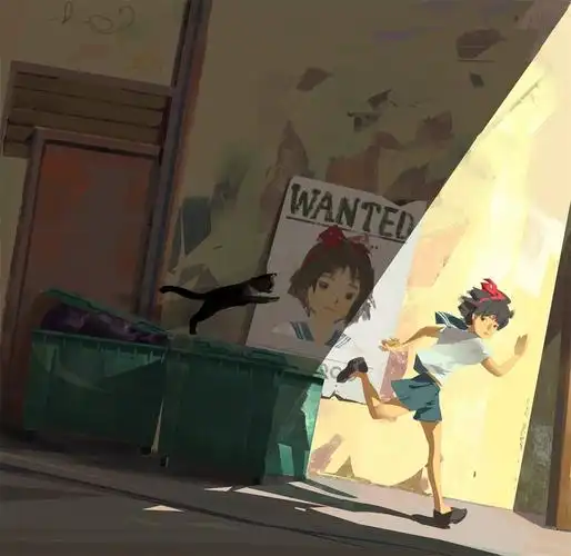 巧妙光影10张漫画场景插图