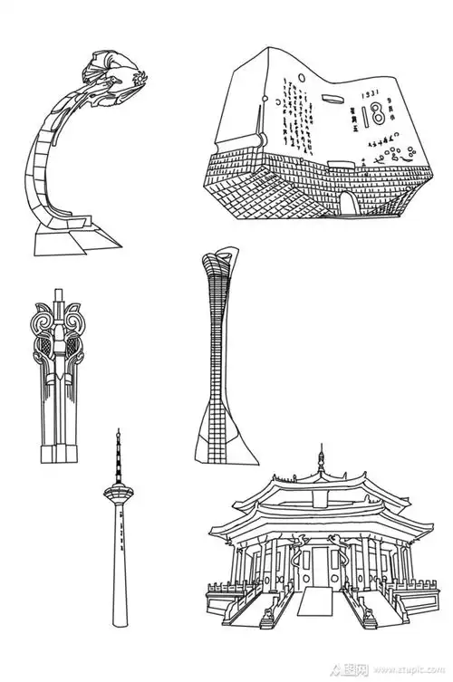 沈阳标志性建筑图片免抠