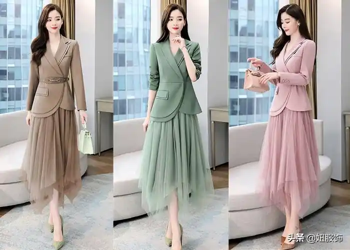 春秋纱裙一般配什么上衣(优雅的24种春季搭配示例)