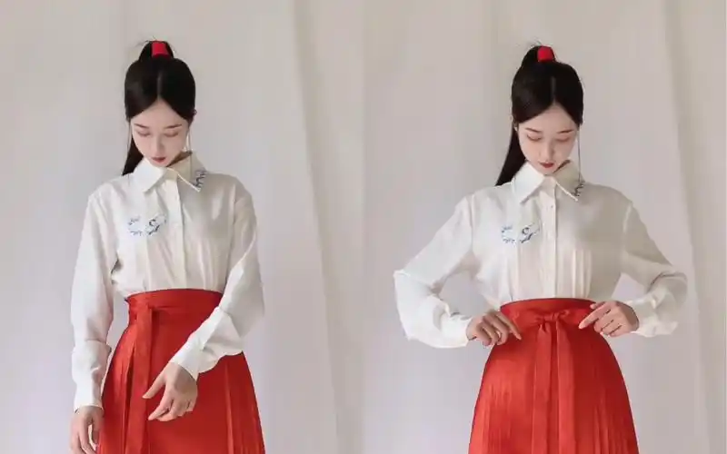 有孔和无孔两种马面裙的穿法教程合集来啦,保姆式教程,教你穿出最优雅