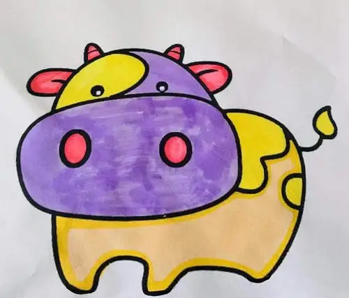 大三班美术活动—牛年画牛🐮 - 美篇