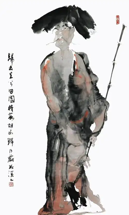 神态灵动 意境微妙——著名画家李乃蔚大写意水墨人物画雅赏