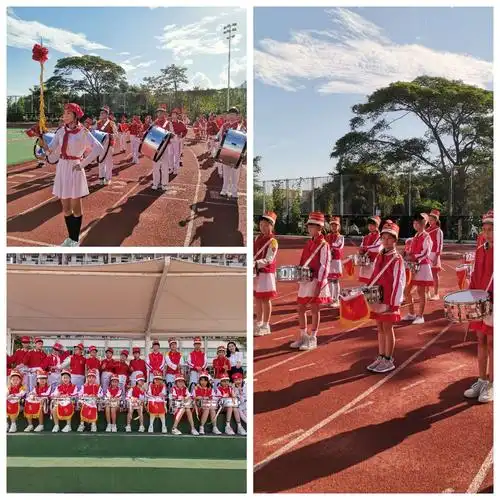 "——珠海新世纪学校大队的队员在行动.