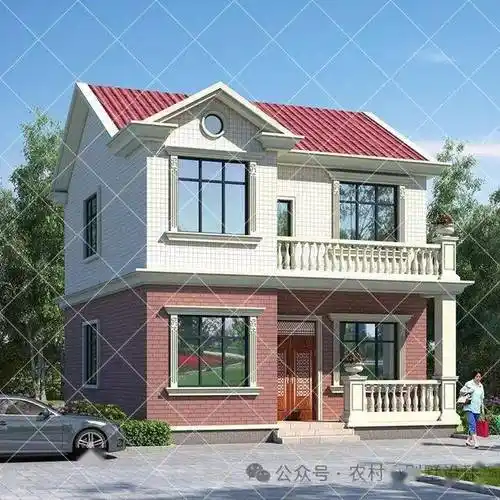 35套二层自建房别墅图纸,外观漂亮大气,布局实用合理_设计_农村_信号