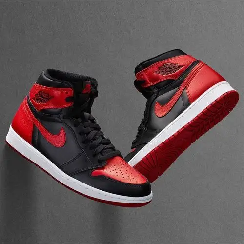 air jordan 1 og high "banned" 黑红禁穿 555088-001