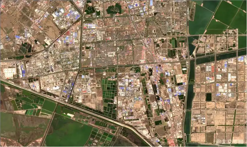 天津市2021年4月份最新卫星影像地图