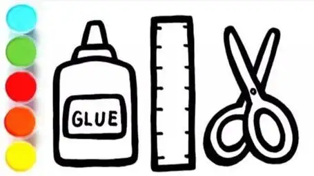 儿童趣味简笔画并涂鸦