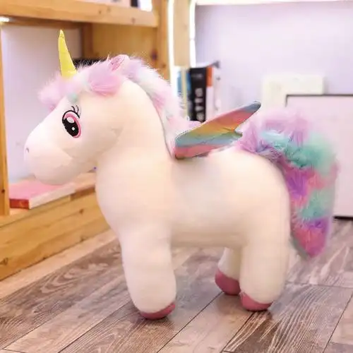独角兽公仔飞马毛绒玩具娃娃床上睡觉抱枕玩具女孩儿童生日女