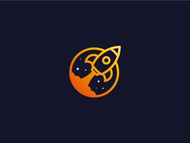 44个火箭元素logo设计作品欣赏