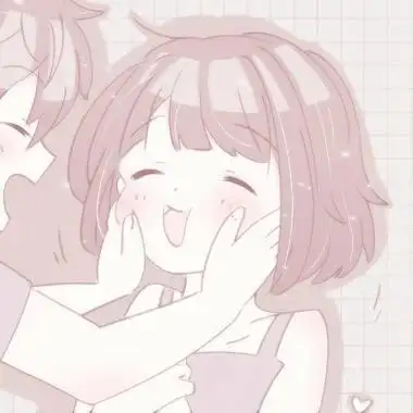 情头像情侣双人两张动漫可爱 神仙爱情可爱又甜蜜