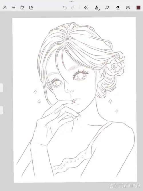板绘新手|画线稿|望各位大佬点评[鼓掌]