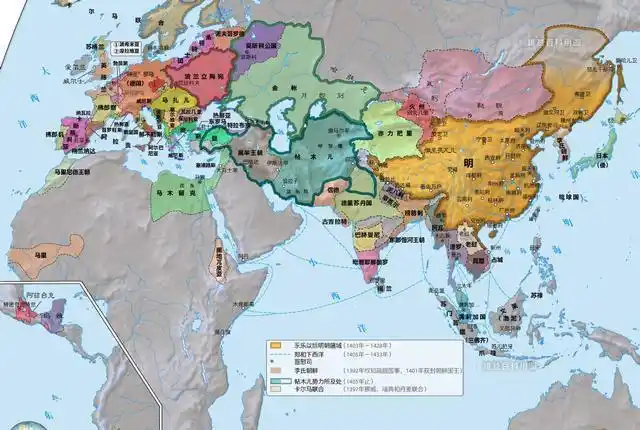 在中国古代的汉唐宋明各时期,世界上并立于世的帝国都有哪些?