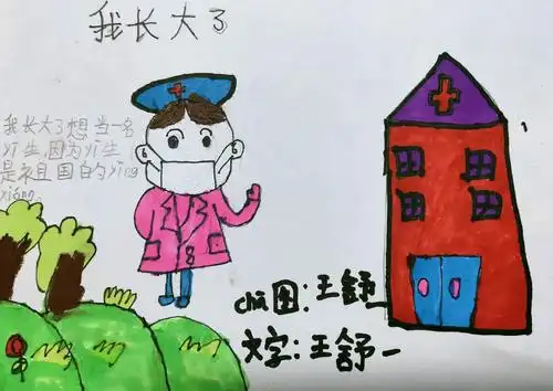 《我长大以后》——勤奋新校一年级第十期读写绘作品展