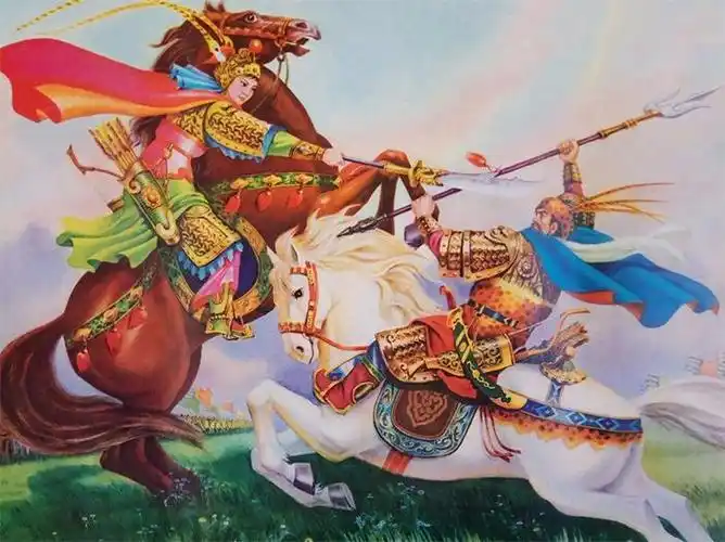 穆桂英挂帅画像