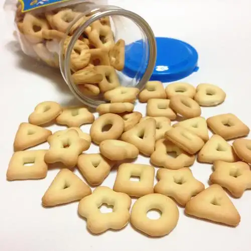 台湾河马莉几何饼形状造型饼干宝宝儿童营养零食品辅食易消化