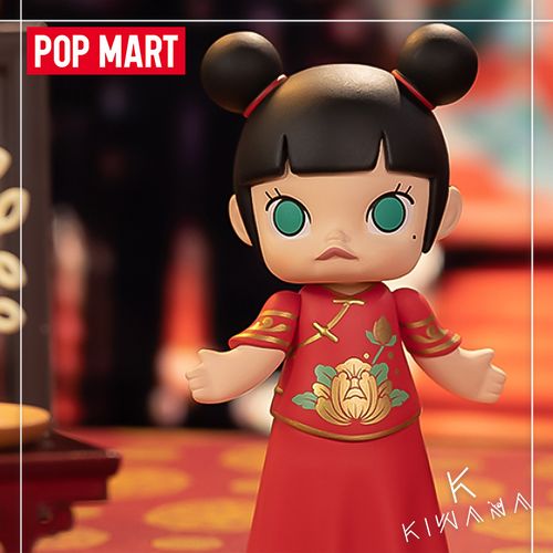 正品泡泡玛特molly婚礼花童系列盲盒公主新婚生日礼物公仔手办