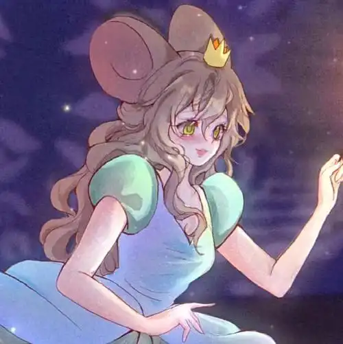 洁子的小画室猫和老鼠拟人头像