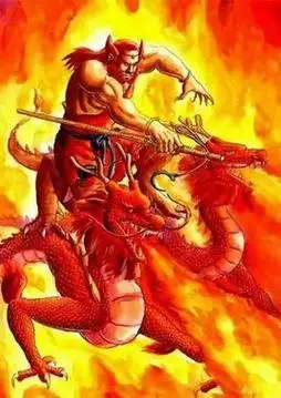 火神"祝融"和水神"共工"发生战斗,共工失败后,他就一头撞向不周山