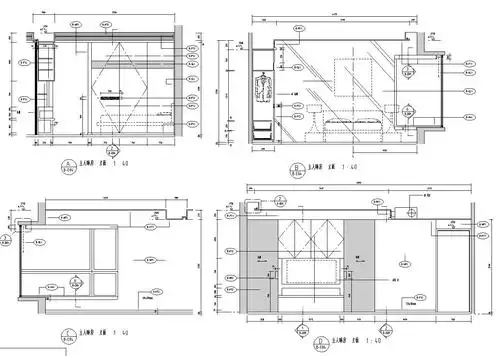 简洁白色风格室内施工图设计(附照片)