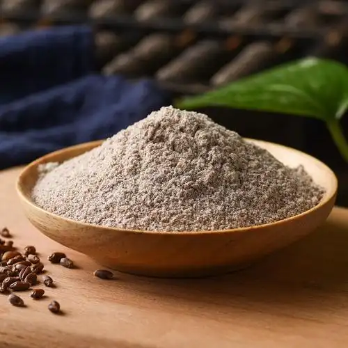 黑全麦面粉含麦麸黑麦粉家用无添加纯黑小麦馒头面包机粉500g