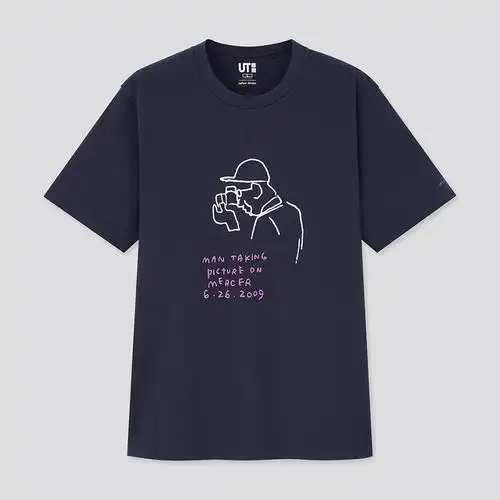 优衣库 男装/女装 (ut) jason polan印花t恤 437285 uniqlo