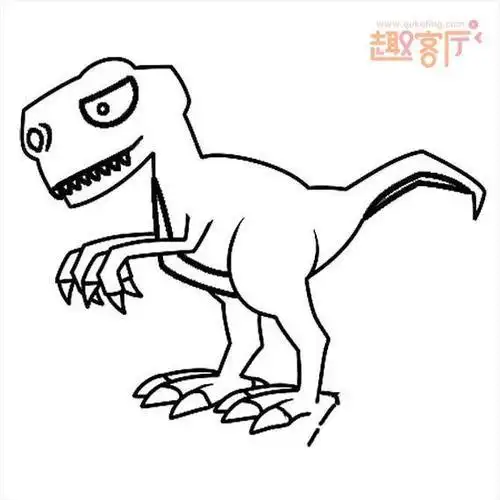 恐龙世界和动物世界简笔画