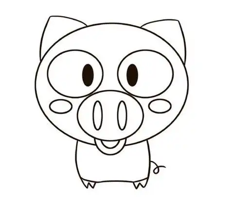 可爱小动物简笔画呆萌 可爱小动物简笔画大全