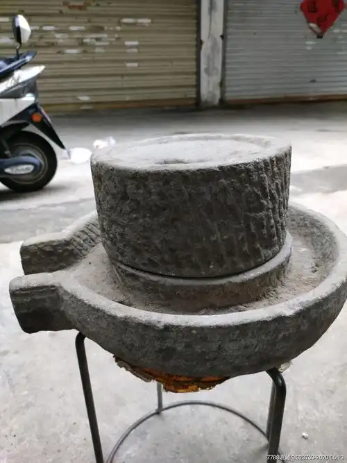 清代完整石磨一合