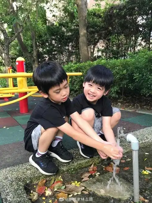 走,去看看,林志颖家的双胞胎儿子长大了,你却老了吗?