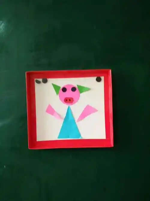 手工―《图形猪宝宝》