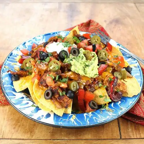 fajita chicken nachos