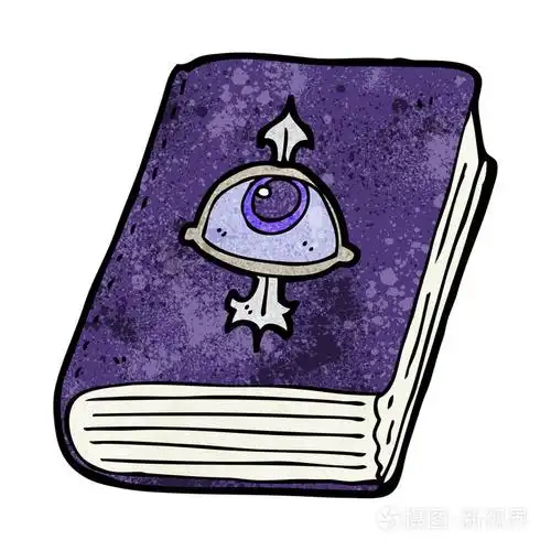 卡通魔法书插画-正版商用图片00d020-摄图新视界