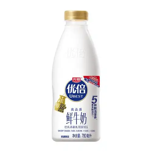 光明优倍高品质鲜牛奶780ml-mc母婴网