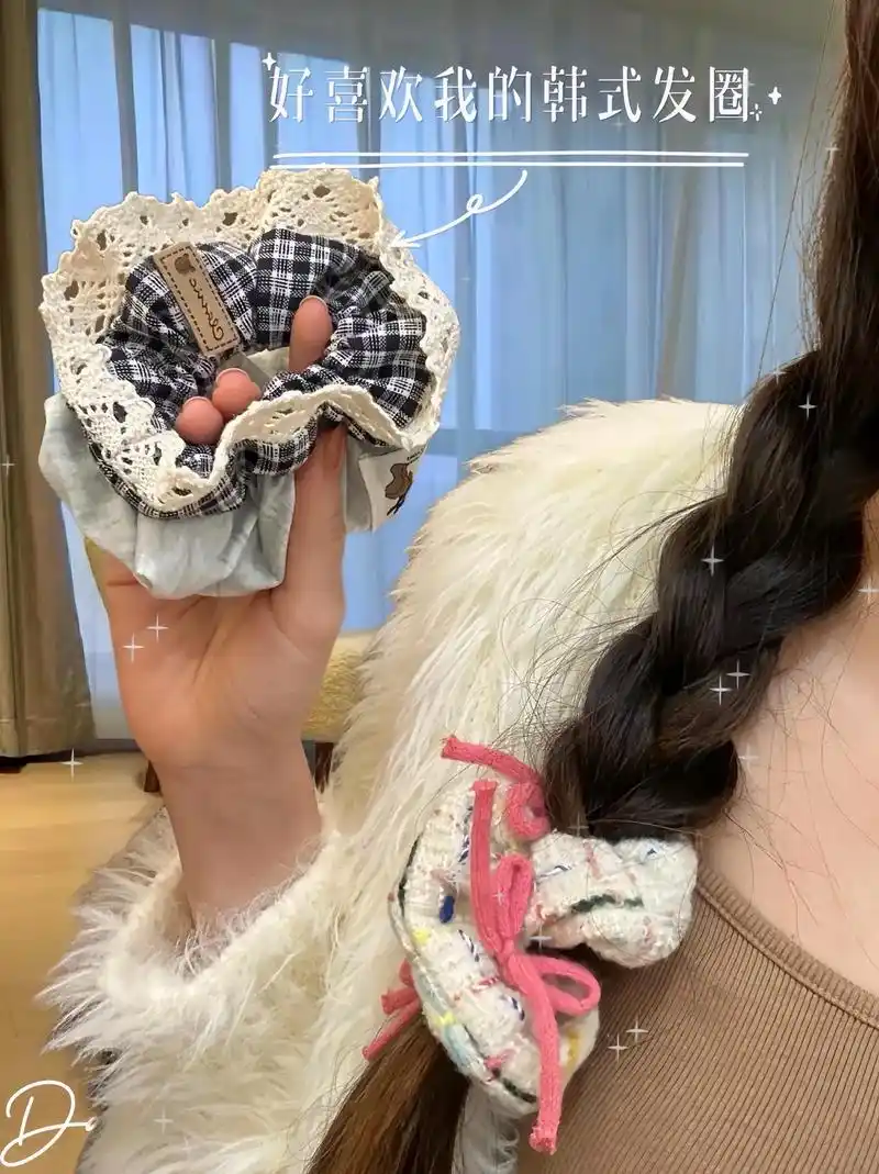 软软糯糯甜妹氛围感拉满的大肠发圈!#头饰发饰 软软糯糯甜妹氛 - 抖音
