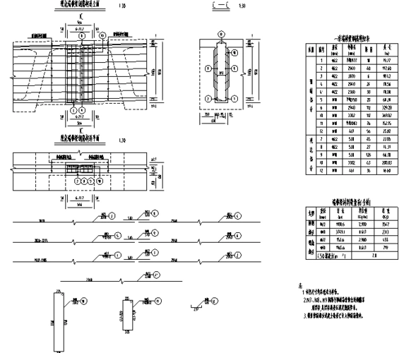 [安徽]双向八车道城市主干路桥梁工程设计图-路桥工程图纸-筑龙路桥