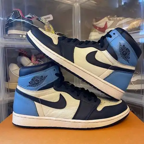 aj1黑曜石北卡蓝