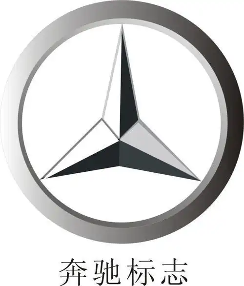 奔驰车标怎么简笔画