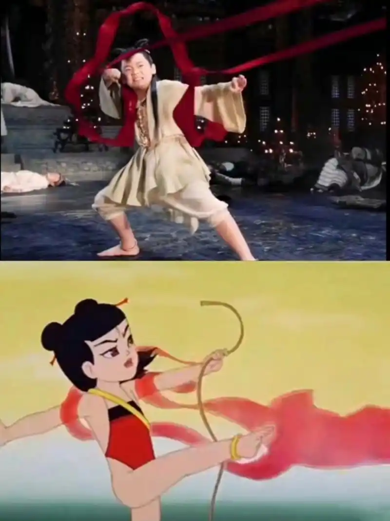 动画片版和真人版的哪吒都好可爱. 67