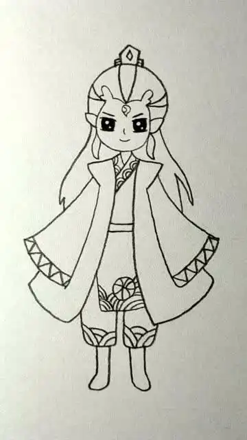 画帅气的敖丙,你喜欢吗