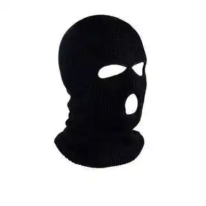 黑色眼睛新款万能人脸成人蒙面防寒帽子r男头套摩托车冬季