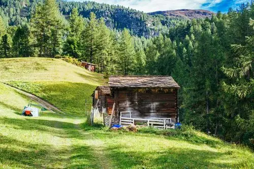 也有可爱的小木屋